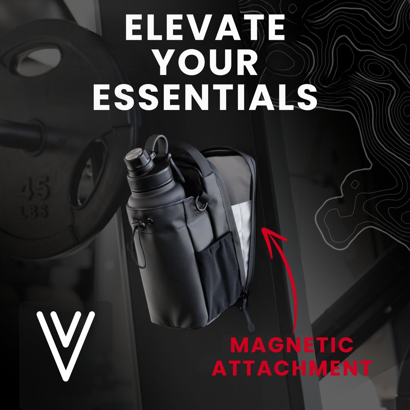 Magnetic Gym Water Bottle Pouch - TrynTrend