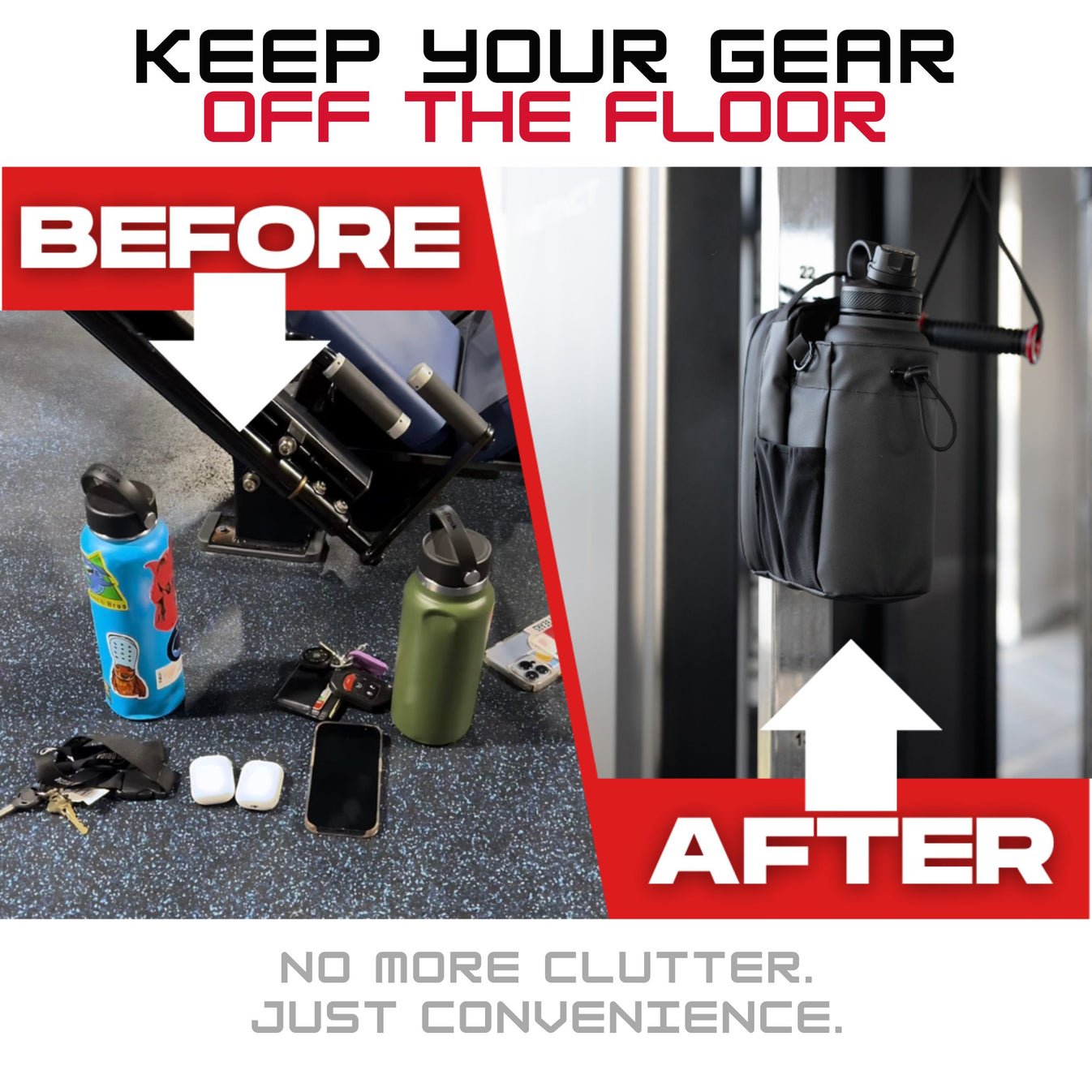 Magnetic Gym Water Bottle Pouch - TrynTrend